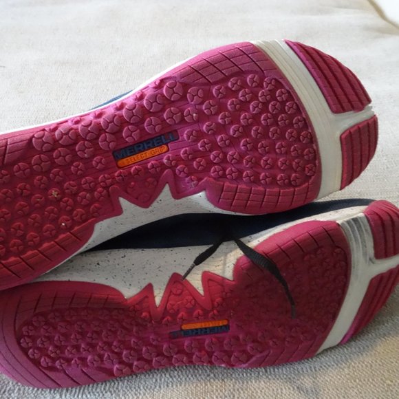 MERRELL Blue Wing Light weight‎ Slip-On Unifly Tennis Shoe Womens 9 M - Picture 5 of 7